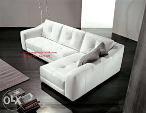 New white Sectional Sofa Set with free delivery