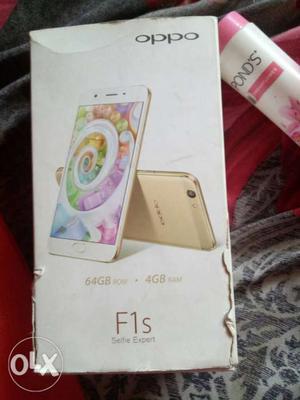 OPPO f1s New coundison me hai 4/64. Warranty Bill charger