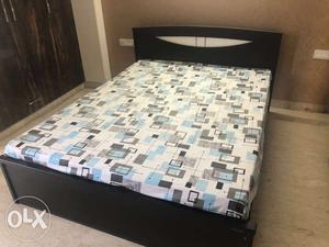 Queen side double bed with mattress.. bought in
