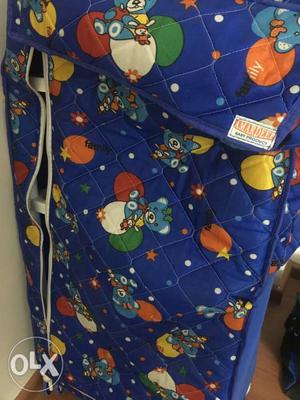Quilted Blue Bear-printed Fabric Closet