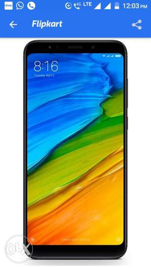 Redmi note 5 Black 3GB ram 32 GB memory'