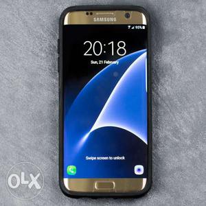 Samsung Galaxy S7 Edge Gold with Bill Accessories for 