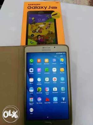 Samsung j max tab 4g volte whith cover brand new