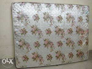 White And Pink Floral Spring Mattress