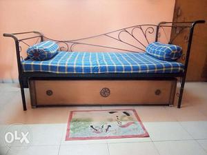 Wrought Iron Dewan with mattress