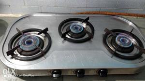 3 burner LPG gas stove of Sunflame. 100% working
