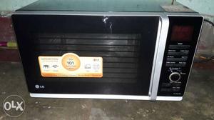 Black And White LG Microwave Oven 30 littre fully New