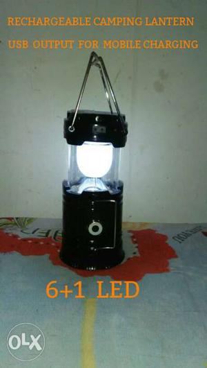 Black LED Camping Lantern