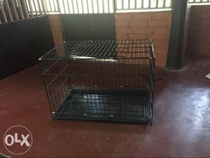 Black Metal Dog Cage at cheap rate