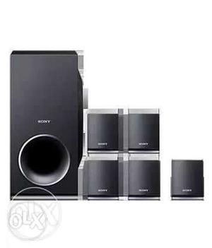 Black Sony 5.1 Multimedia Speaker