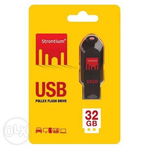Black Strontium USB Flash Drive