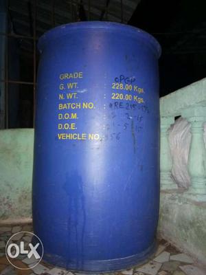 Blue Water Drum Container