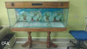 Fish tank 4x2x1.6 ft with top filter and pump