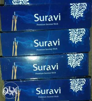 Four Suravi Incense Stick Boxes