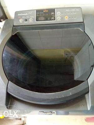 Gray Front-load Clothes Washer