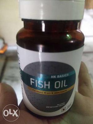HK Basics Fish Oil Capsule Bottle