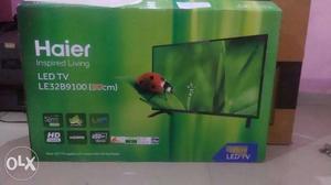 Haier 55" LED TV company damage box peaking new just