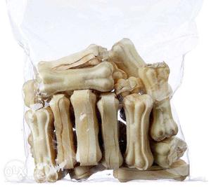 MDW Rawhide Pressed Bones Chew Dogs 3" (48 PIECE)