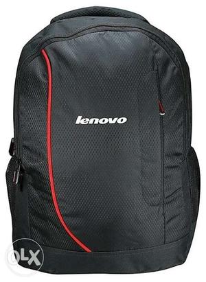 Red And Black Lenovo Backpack