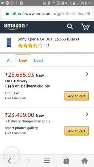 SONY C4 DUAL 4G Touch pad should be damaged only and its
