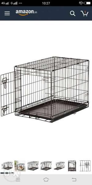 Single door dog cage.. 30 inches