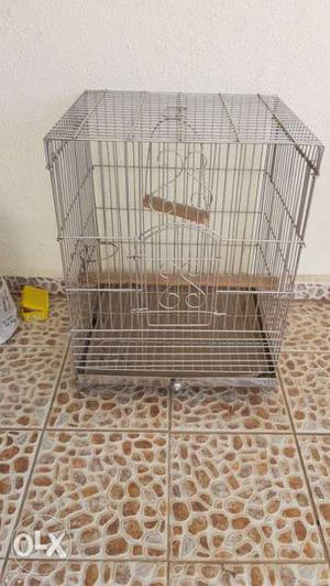 Stainless Steel bird cage for large bird. Brand