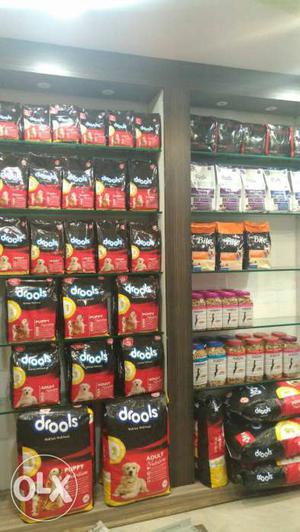 We sell all kinds of pet foods