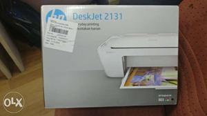 White HP Deskjet  Printer Box