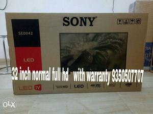 32inch normal LED with 1year warranty and 1st 2months full