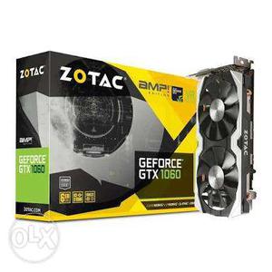 Black And Yellow Graphics Card With Box