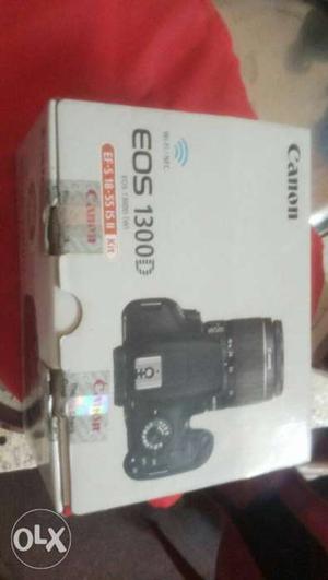 Black Canon EOS D DSLR Camera Box