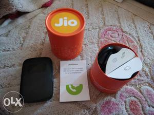 Black Jio WiFi Router With Box