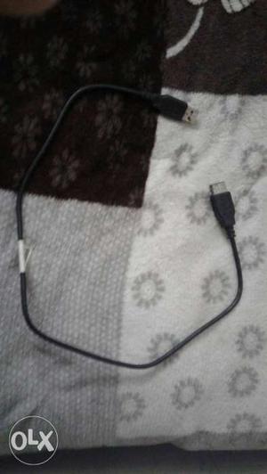 Black Micro Cable