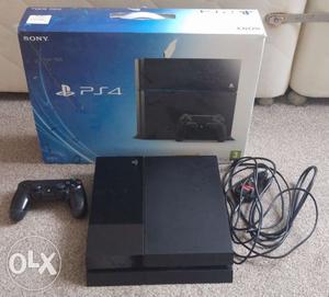 Black Sony PS4 Console With Controller And Box