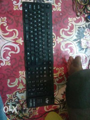 Black VIP Wireless Computer Keyboard