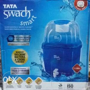 Blue And White Tata Swach Smart Water Purifier Box