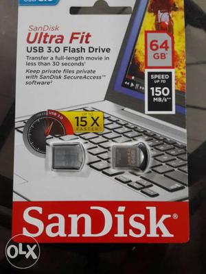 Brand new seal packed SanDisk ultra 64 gb