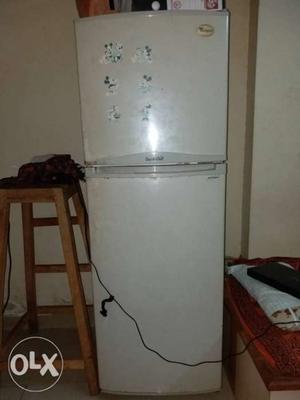 Double door fridge now used as wardrobe.. best to