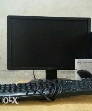 Flat Screen Computer Monitor And Keyboard