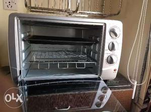 Gray And Black Toaster Oven