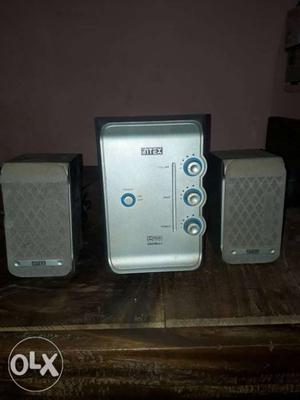 Gray Intex 2.1 Multimedia Speakers