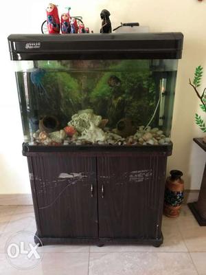 Imported fish tank for sale mesuring 30"X 19"X15"
