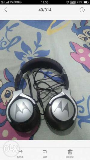 Motorola pulse HEADPHONES wired 10 days use with