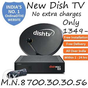New Dish Tv Connection Full hd Only 