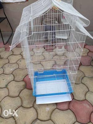 New condition Bird cage for sale with tray n food
