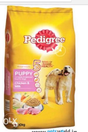 Pedigree 10kg sealed pack with bill... selling