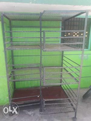 Poultry cage Gray Steel