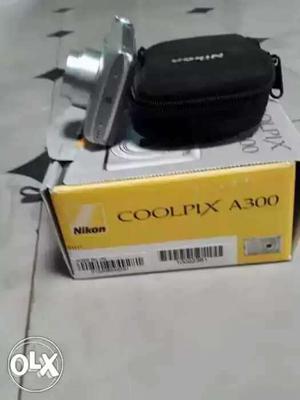 Silver Nikon Coolpix A300 Camera With Box