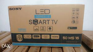 Smart full hd 50-inchz Led TV and warrnty b0x packed android