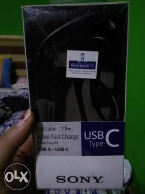 Sony port C charger only 3 months old and has